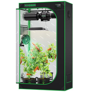 Vivosun Grow Tent 2x3 S326, 1-2 Plants Use Vivosun