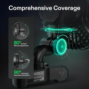 Vivosun AeroWave E6 Gen2, Grow Tent Clip Fan 6” Vivosun