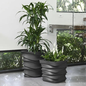 Crescent Garden Eye Family Abstract Plastic Planter Crescent Garden