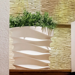 Crescent Garden Eye Family Abstract Plastic Planter Crescent Garden