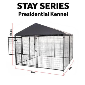 Lucky Dog® STAY Series® 10'L x 10'W Presidential Kennel Lucky Dog ®