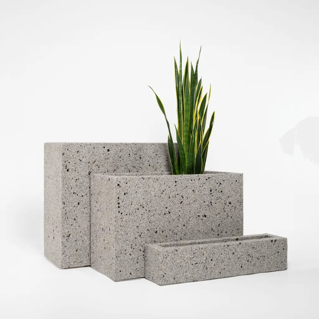 ProTone Fiberglass Rectangle Planter Collection - 14" Wide ProTone
