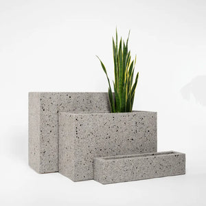 ProTone Fiberglass Rectangle Planter Collection - 14" Wide ProTone
