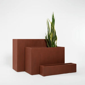 ProTone Fiberglass Rectangle Planter Collection - 14" Wide ProTone