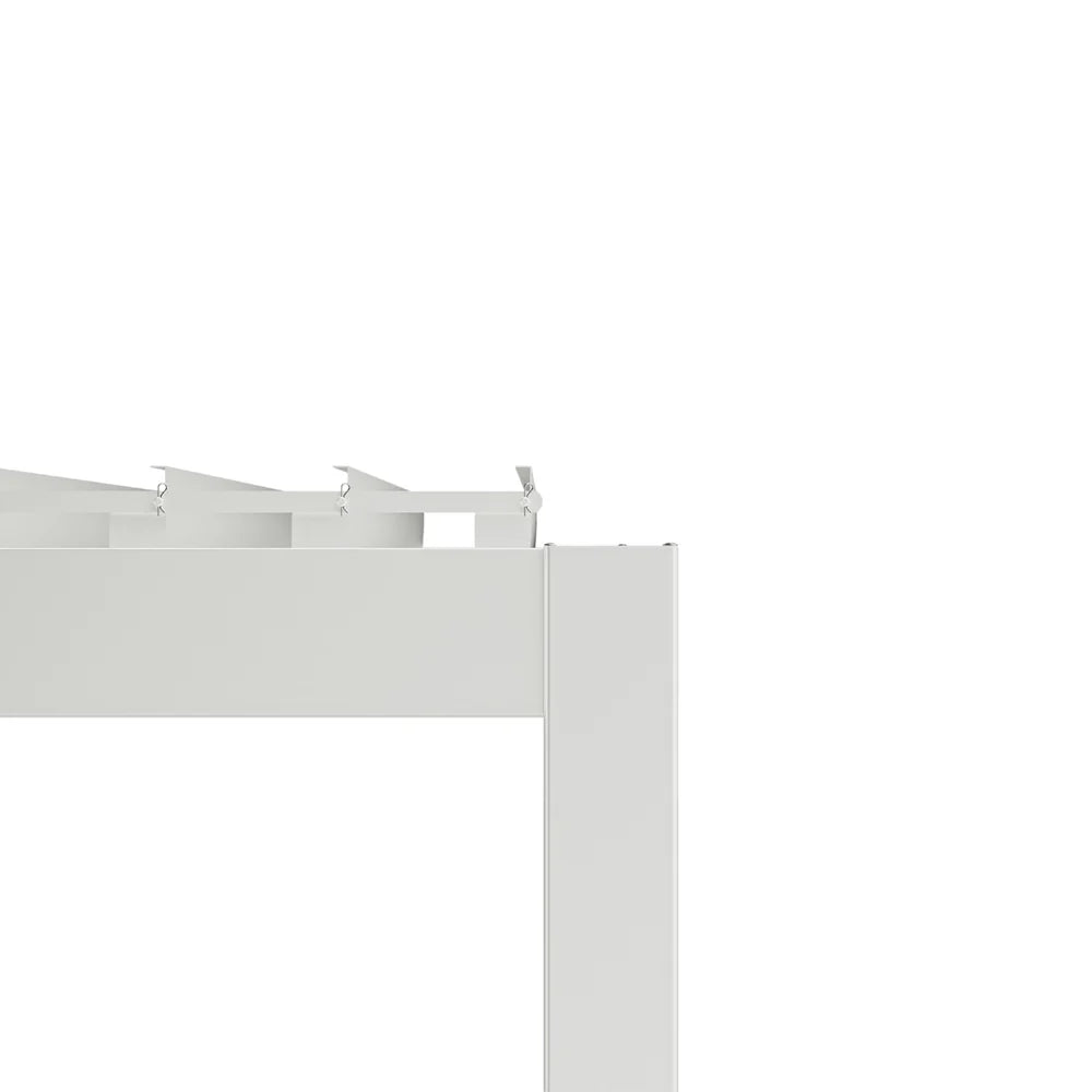 Mirador 111DA 10'x20' White Pergola -Orenza Living