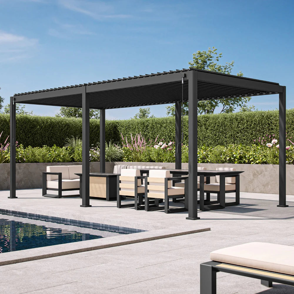 Mirador 111SR 10'x20' Pergola-Orenza living