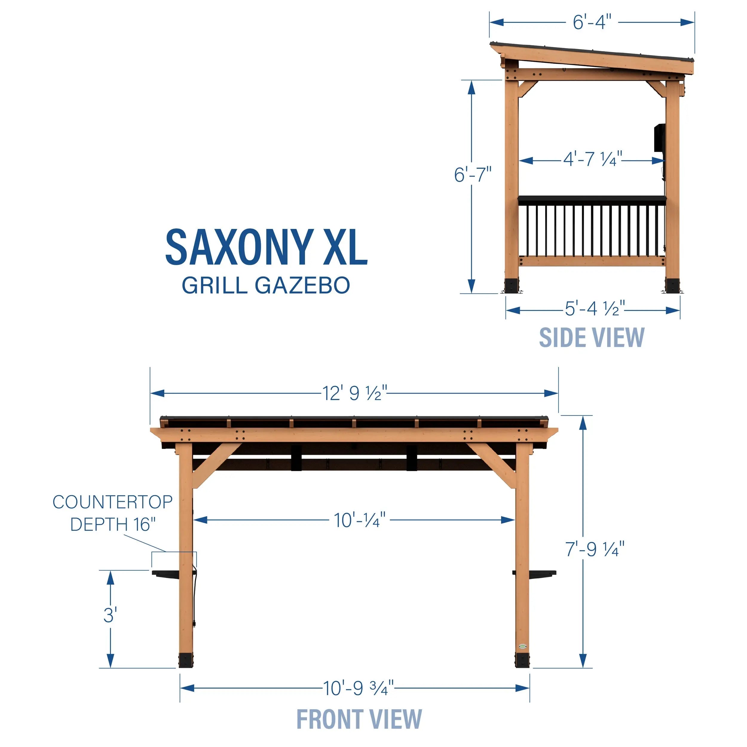 Saxony XL Grill Gazebo Backyard Discovery