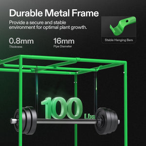 Vivosun Grow Tent 2.7x2.7 S276, 1-2 Plants Use Vivosun