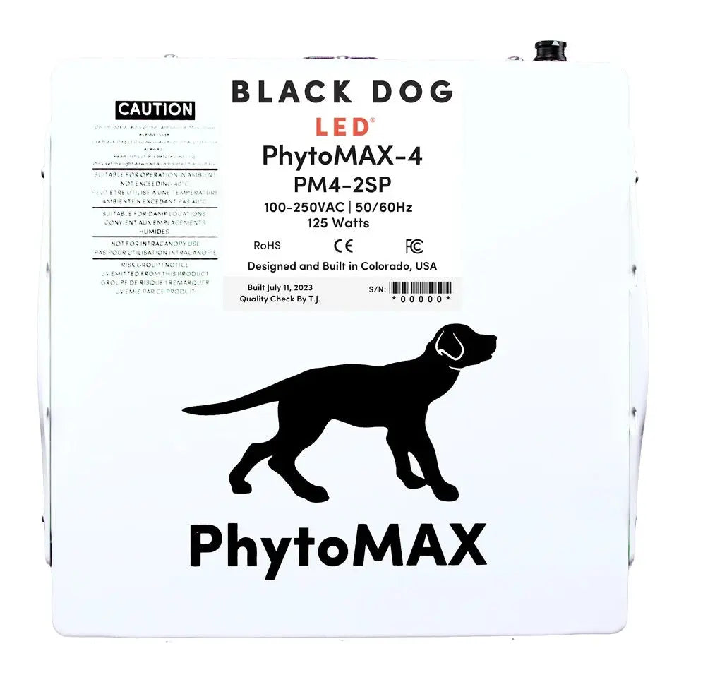Black Dog 125W PhytoMax-4 2S LED Grow Light Black Dog