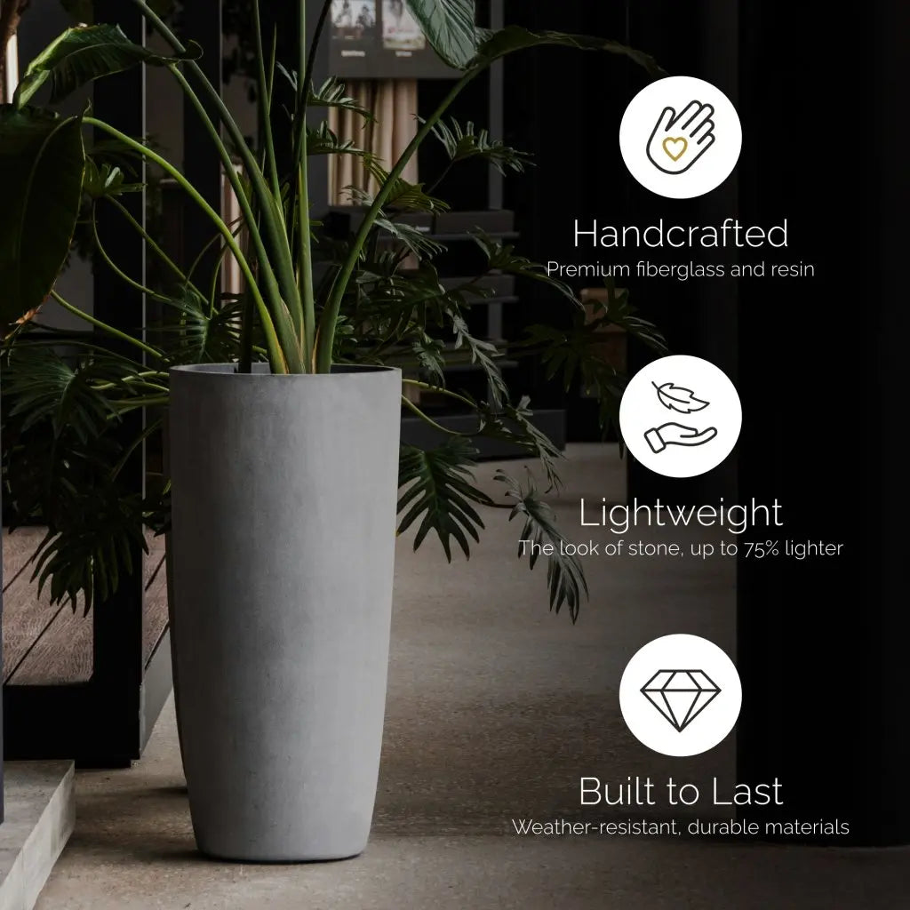 Cosapots Lofto Tall Round Planter Cosapots