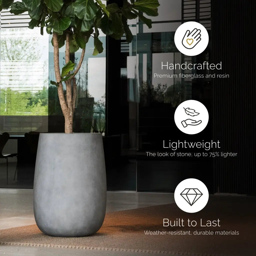 Cosapots Mondo High Tall Round Planter Cosapots