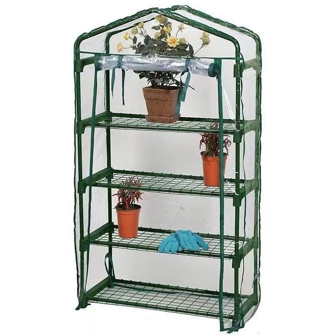 Gardener Select® 4 Shelf Small Greenhouse with Cover