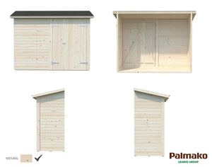 Palmako Leif Wood Shed Kit Palmako