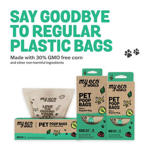 MyEcoWorld Pet Poop bag -200 Ct MyEcoWorld