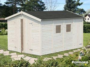 Palmako Dan 9x12 Wood Shed Kit Palmako