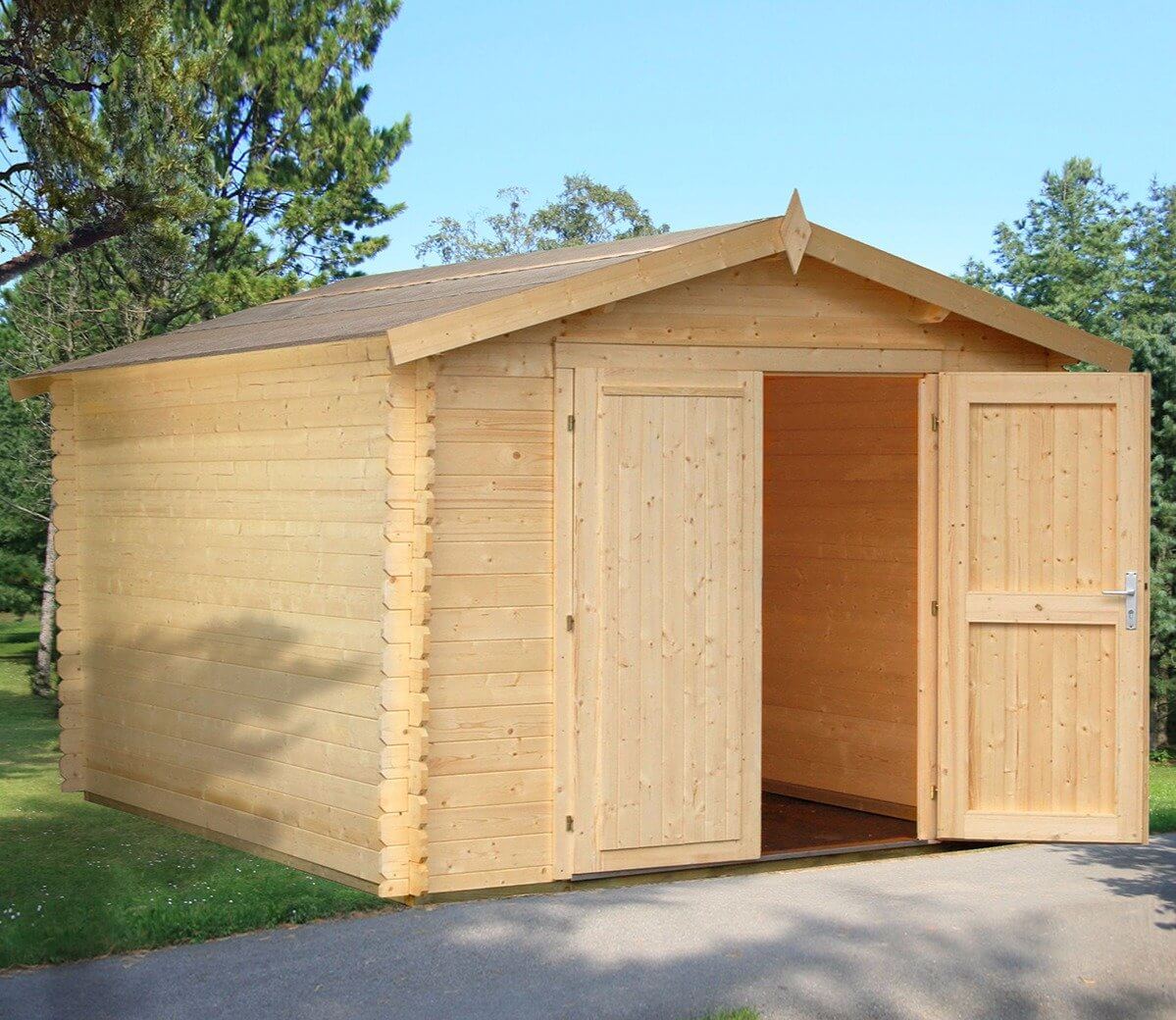 Palmako Dan 9x12 Wood Shed Kit