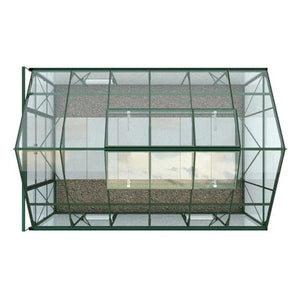 Rhino Premium Greenhouse Kit 8 x 12 ft. with 4mm Toughened Safety Glass and Aluminum Frame Rhino Greenhouse