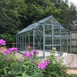 Rhino Premium Greenhouse Kit 8 x 12 ft. with 4mm Toughened Safety Glass and Aluminum Frame Rhino Greenhouse
