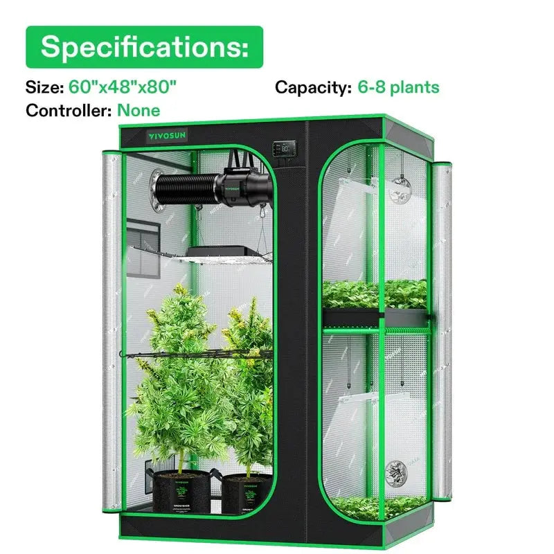 Vivosun Smart 2-in-1 Grow Tent Kit GIY-SGS-54 Vivosun
