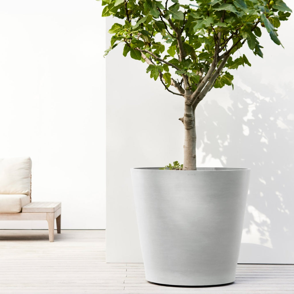 Ecopots Amsterdam Medium Round Planter with Wheels