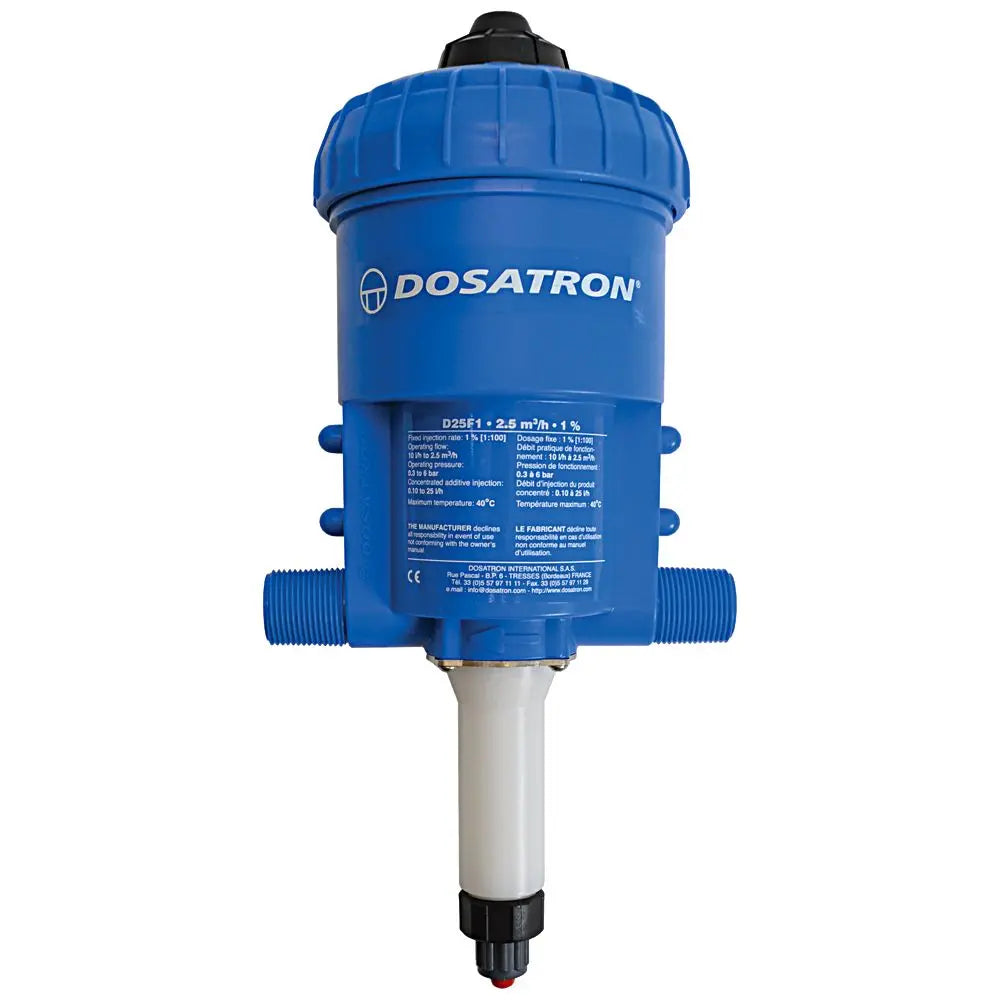 Dosatron 11 GPM Fertilizer Injector – 1:100 Fixed Ratio Dosatron