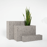 ProTone Fiberglass Rectangle Planter Collection - 14" Wide